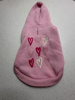 Beautiful Light pink Pets hoodie Size XS